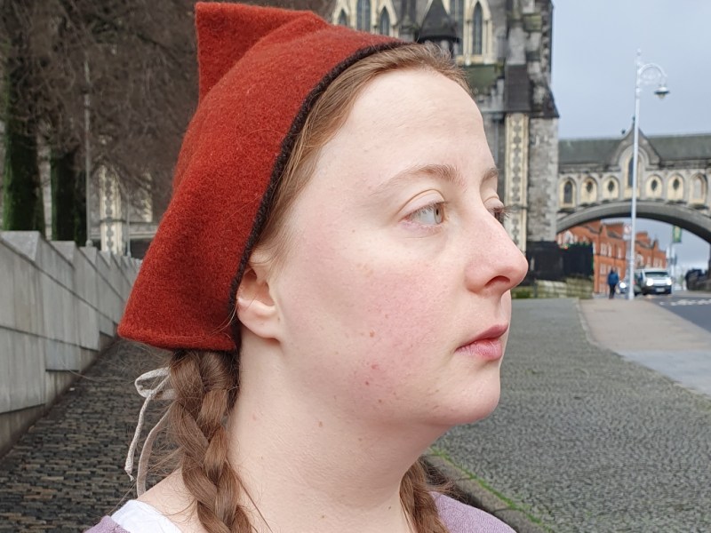 A Wool Cap from 10th Century Dublin.&nbsp;DHC33